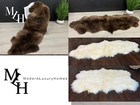 100% Wool Carpet Natural Brown White Sheepskin Rug Soft Home Decor Gift