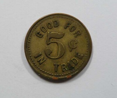 Tonasket, Washington PASTIME Good for 5 cents in trade Maverick