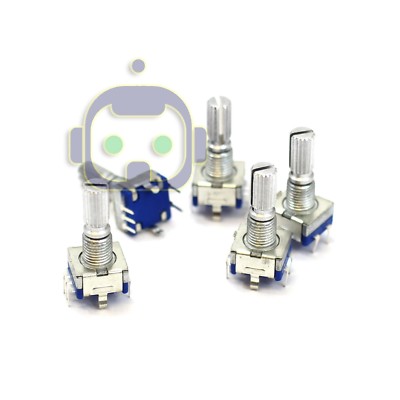 BOJACK EC11 Audio Digitale Potentiometer 360 Graden 5 Pin Rotary Encoder Code Schakelaar Potentiometer met Knop Cap (Pak van 5 Stuks