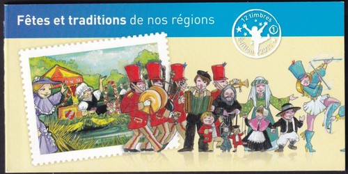 France-2011-Carnet autoadhésif-Fêtes et traditions-Yvert n° BC566 neuf**