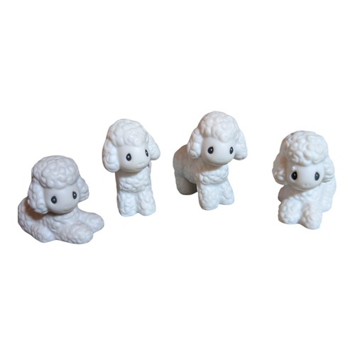 Vintage Precious Moments Sheep Lambs Christmas Nativity 1986 104000