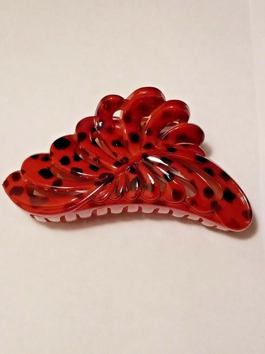 Jumbo Jaw Clip in Leopard Pattern 5.5" - Good quality - Picture 5 of 18