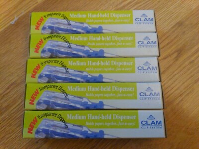 Skilcraft Clam Clip System Medium Hand-Held Dispenser  NOS