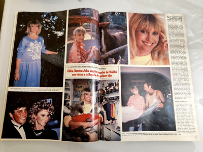 Olivia Newton John / Diana Ross - Very rare article from Spain from 1986