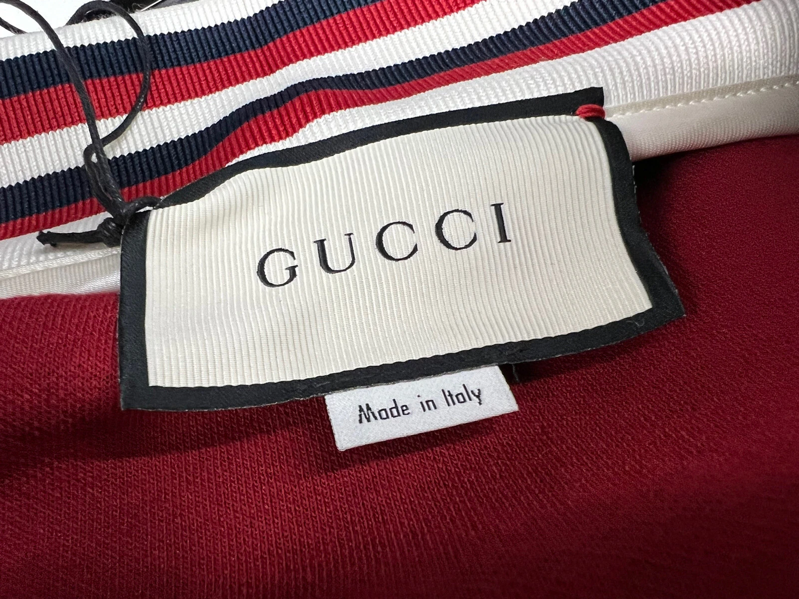 Gucci Track jacket Rosso e Senape Taglia XXL Made in Italy