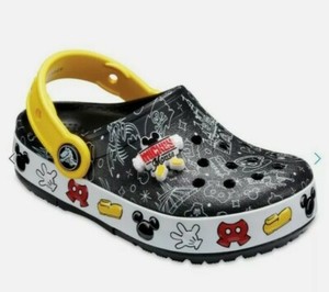 mickey light up crocs