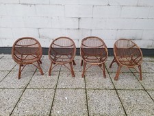 4 SEDIE PROVENZALI, PAGLIA DI VIENNA, PER LE BAMBOLE O I BIMBI, PRIMI '900