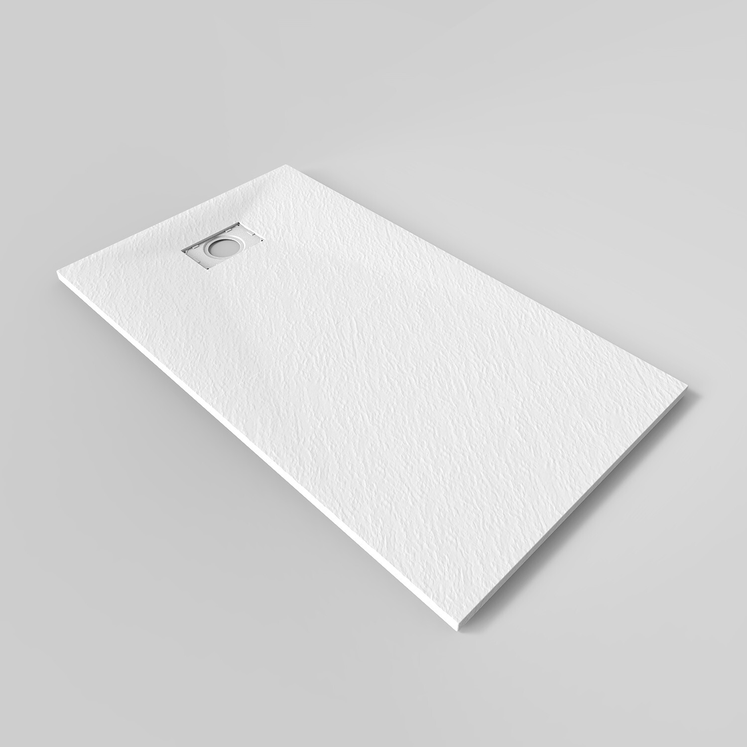 Shower Enclosure Tray Bath Lightweight Slate Slimline Inc Waste&Drain