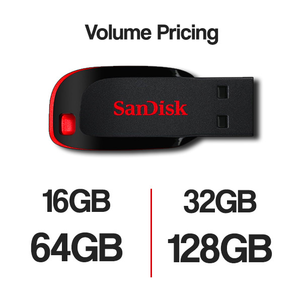 SanDisk Cruzer Blade Flash Drive 8GB 16GB 32GB 64GB USB Thumb Memory  Stick