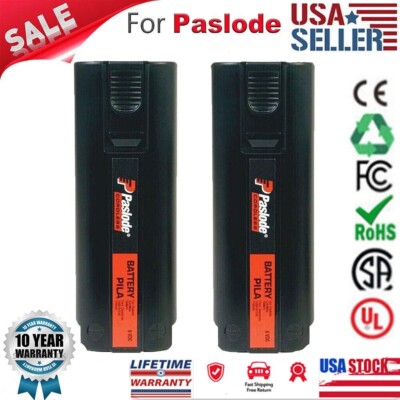 2-PACK For Paslode Impulse 6V 4800mAh 404717 Ni-MH Battery Nailer 900400 900420