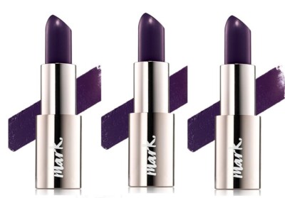 Avon Mark Lipclick Matte Full Color Lipstick- Mischief - Deep Aubergine Lot of 3