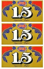 3x JOB Gold 1 1/2 1.5 Rolling Papers  *Great Prices* *USA SHIPPING INCLUDED*!