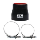 2.5" to 3" Inch Silicone Reducer Coupler Turbo Hose 63mm-76mm + 2x T-Bolt Clamps