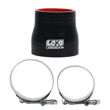 2.5" to 3" Inch Silicone Reducer Coupler Turbo Hose 63mm-76mm + 2x T-Bolt Clamps