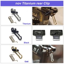 nov Titanium rear Clip Ver 1.5 [Ultra Light Weight] for Brompton