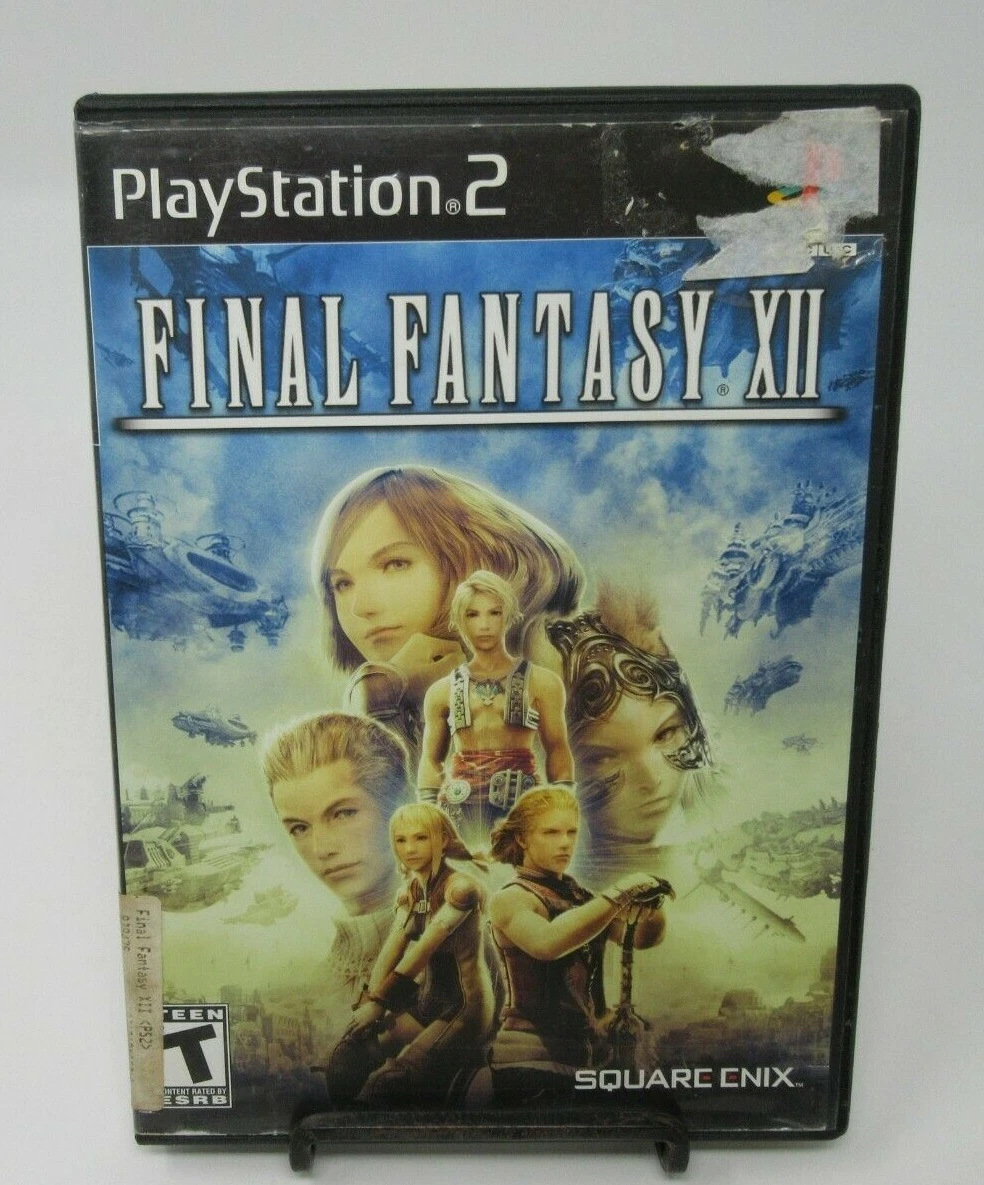 FINAL FANTASY XII PS2 PLAYSTATION 2 GAME GAME DISC CASE MANUAL
