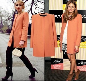 coral jacket zara