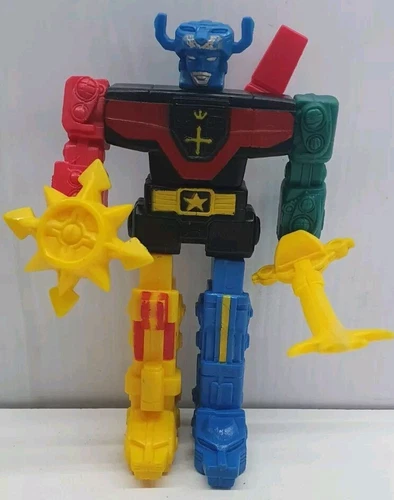 Voltron Vintage Lion Force Assembler 1980's Figure Robot LJN Toys Near Complete