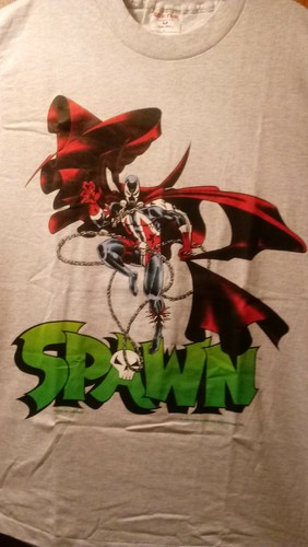 SPAWN (1995) SHIRT - TODD MCFARLANE PRODUCTIONS - LARGE - Bild 9 von 11