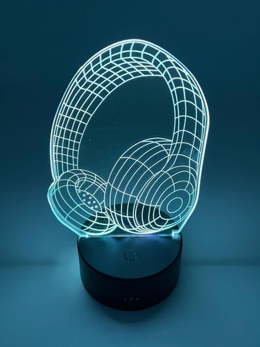 3D Lamp 7 Colour Change Night Light Bedroom Desk Lamp New in Box - FAST DISPATCH - Picture 77 of 173