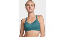  NWT VICTORIAS SECRET Love Cloud Ruched Sports Bra French Sage Size Small NWT 