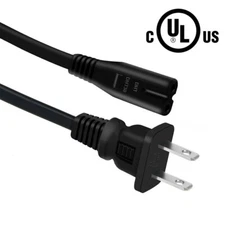 6ft UL AC Power Cord Charger Cable For Samsung 19" 32" 42" 46" 50" 60 Mains