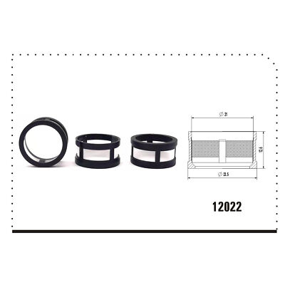 500 pcs Fuel Injector Micro Filter Metal mesh For Injector Size 23 ...