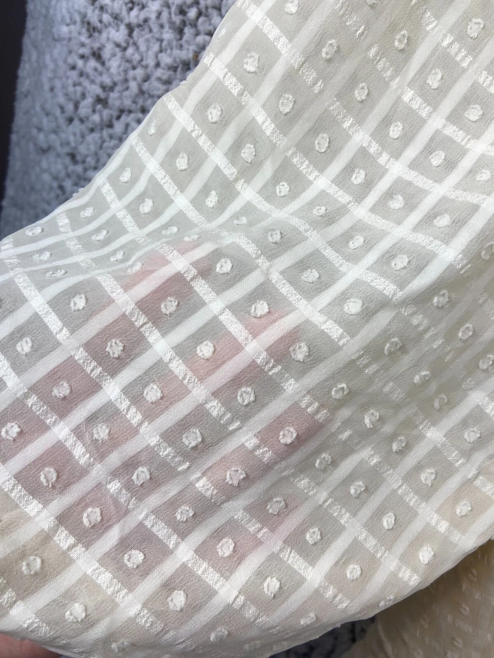 Mameluco beige claro con volantes manga larga capas elástico espalda cuello redondo talla 1XL Foto 3 de 4