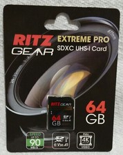 Ritz Gear Video Pro SD Card UHS-I SDXC Memory Card Extreme Pro