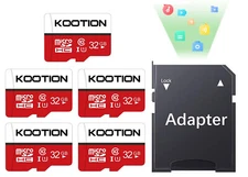 5PACK 32GB Micro SD Card SDHC Memory Card TF Class 10 SD High Speed Flash Cards