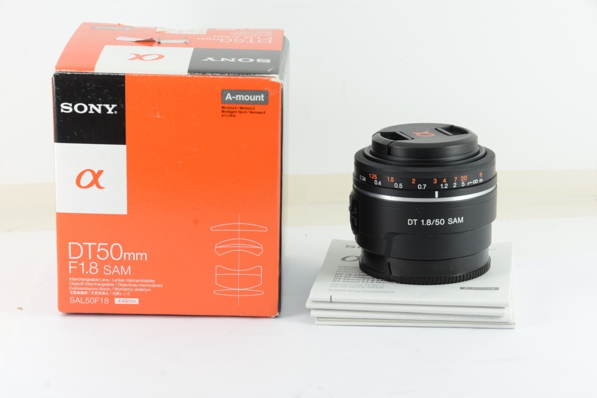 DT50mm F1.8 DT35mm F1.8 セット SONY - sony dt 35mm f1.8 sam sal35f18の