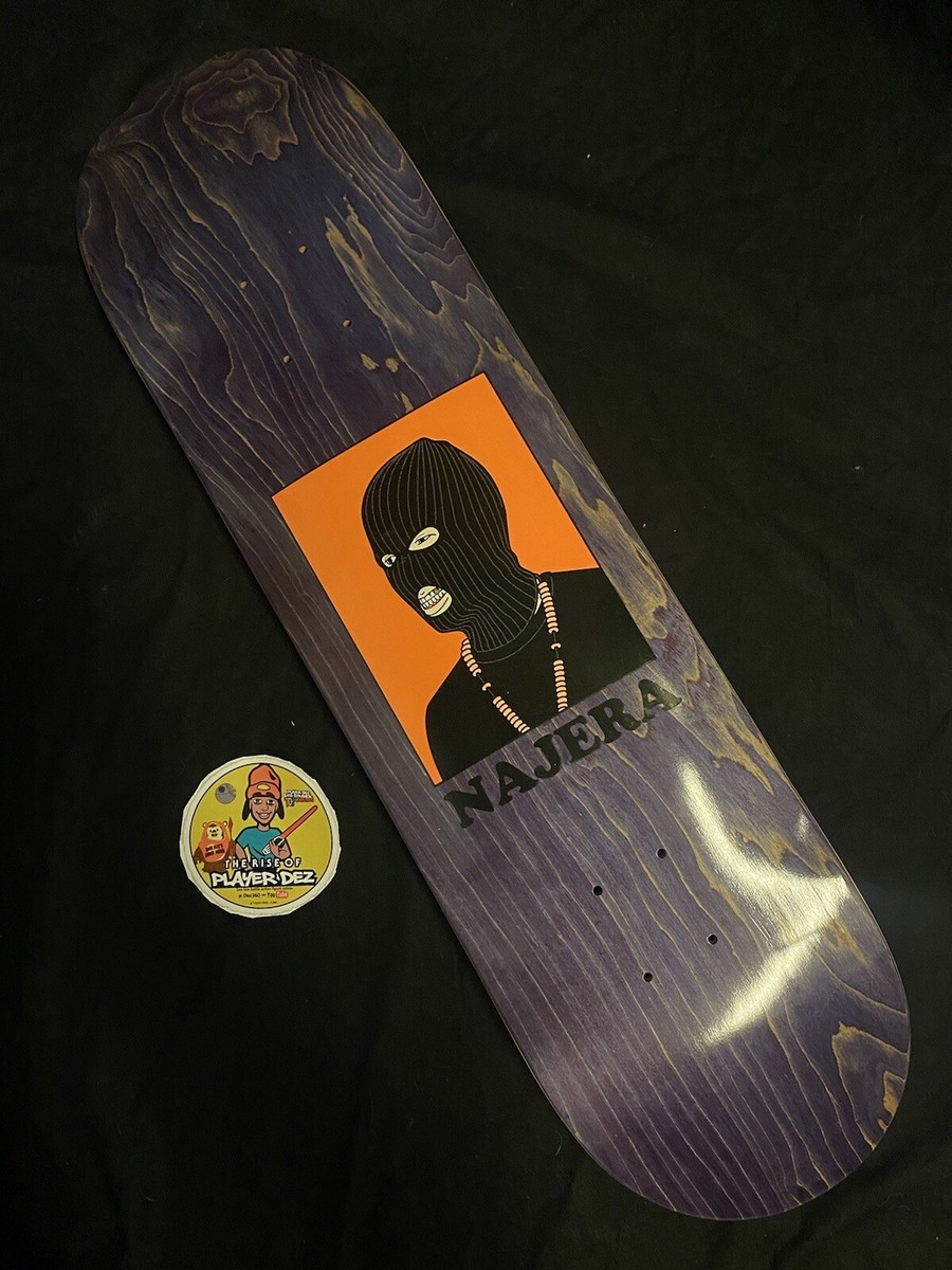 RARE Primitive Diego Najera Ski Mask Way Skateboard Deck Pro Model