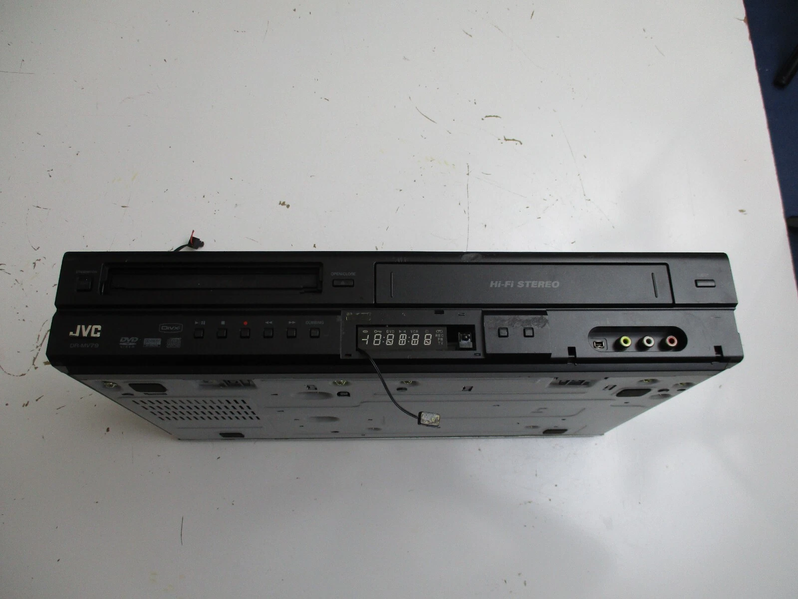 JVC DR-MV79 DVD VCR Player - Super Multi RAM/RW/R Recording - Has Some Damage
