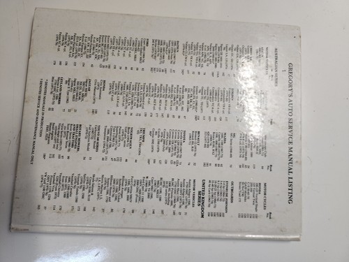 Gregory's Toyota Corona 1892cc No 188 Workshop Manual Sedan Wagon - Picture 4 of 6