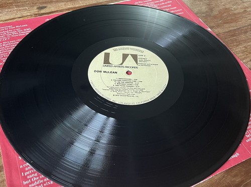 DON McLEAN - DON McLEAN NEAR MINT VINYL LP / USA / LYRIC INNER - Bild 8 von 11