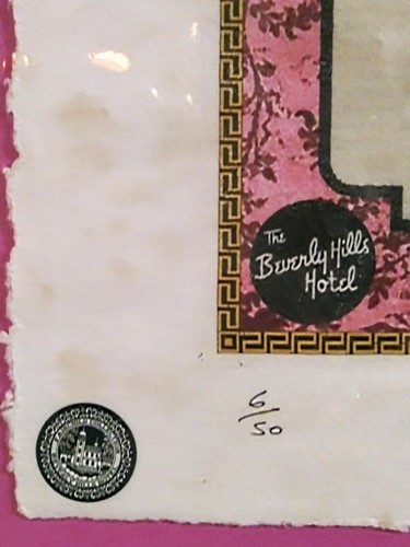 The Beverly Hills Hotel, Tennis Club, Print, 22'x 15'x Signed Fairchild Paris - 第 8/12 張圖片