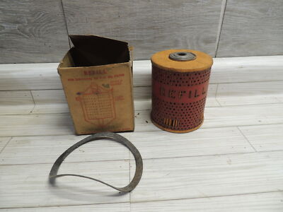 AC P127 Oil Filter Element, NOS, Box, Fits the P-10 Canister, 48-53 Buick OEM