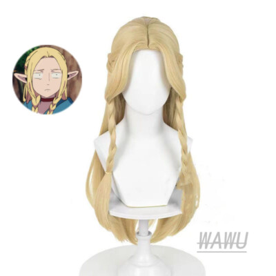 Delicious in Dungeon Marcille Synthetic Wigs Cosplay Party Heat Resistant Wig