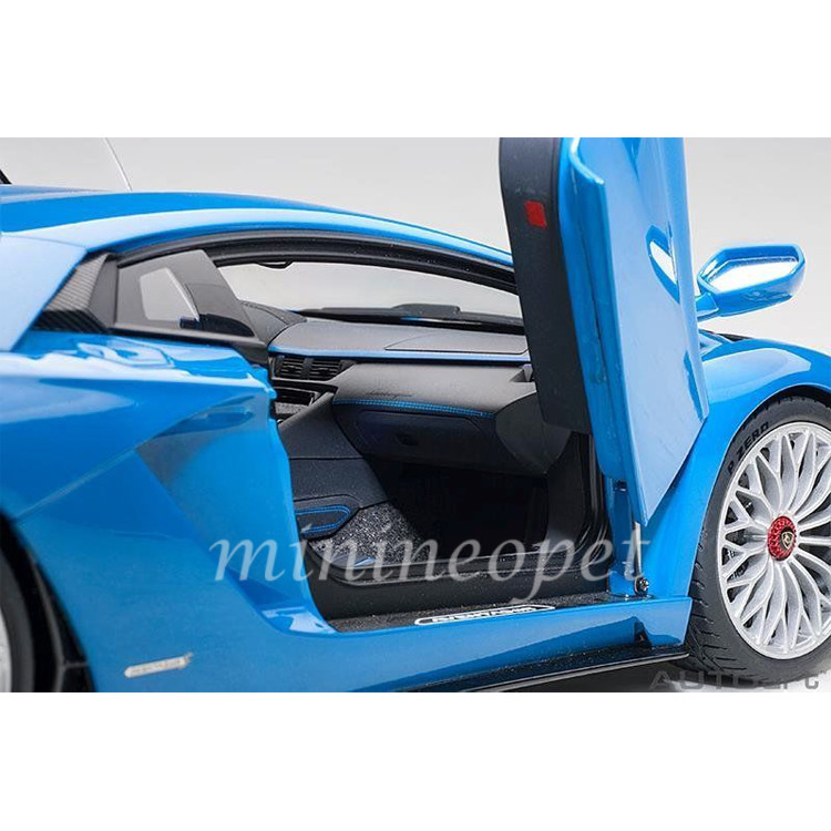 AUTOart 79134 LAMBORGHINI AVENTADOR S 1/18 MODEL BLU NILA AUTOart 79134 LAMBORGHINI AVENTADOR S 1/18 MODEL BLU NILA