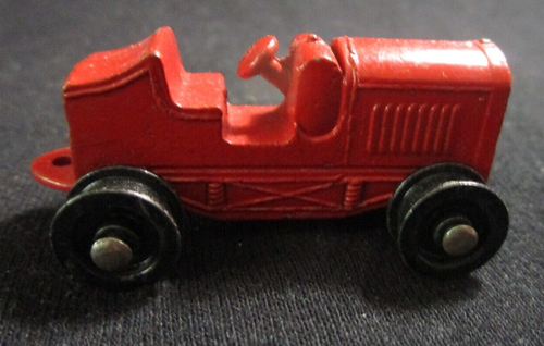 Vintage Tootsietoy No 108 Caterpillar Tractor 2" RED 1932 - Picture 2 of 7