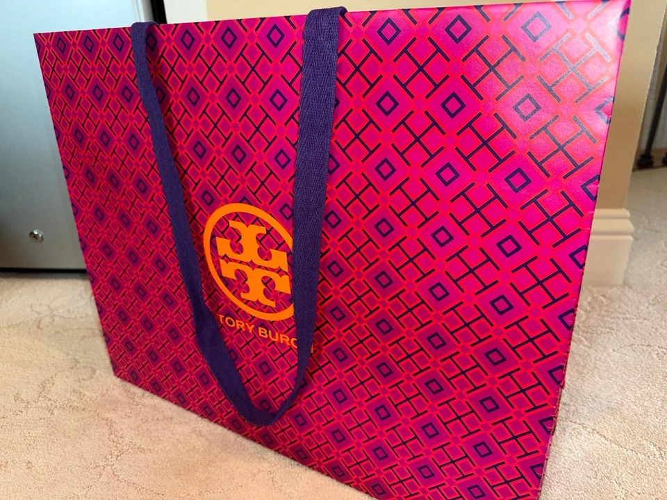 Tory Burch GRANDE Bolso de Compras y Talla 8.5 Caja de Zapatos Mujer Foto 3 de 4