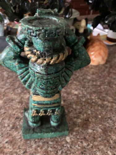 Indian Chief Statue 9"/Jefe Totec - Picture 3 of 5