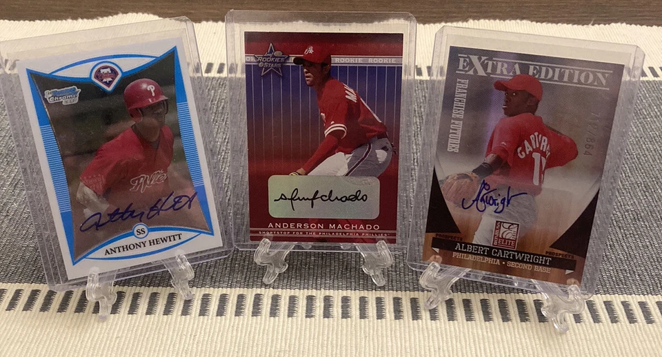 IMPRESIONANTE Lote Estrellas de los Filis de Filadelfia + HOFers - Autos RC #d, Etc ~50 Tarjetas Foto 4 de 4