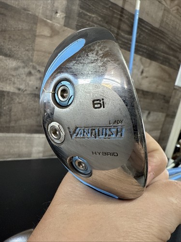 65Gr Women’s Vanquish Acuity 6 Piece Golf Club Set Light Blue 3 4i 5 6i 7 Putter - Picture 10 of 17