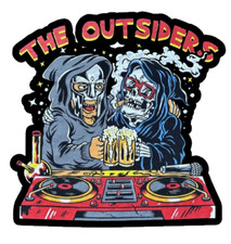 MF DOOM The Outsiders Turntable MC HIP HOP RAP MUSIC DECAL STICKER 3.75 x 3.75
