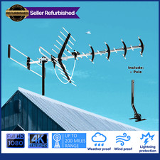 2025 Digital HD TV Antenna Directional VHF UHF Outdoor OTA Best Signal