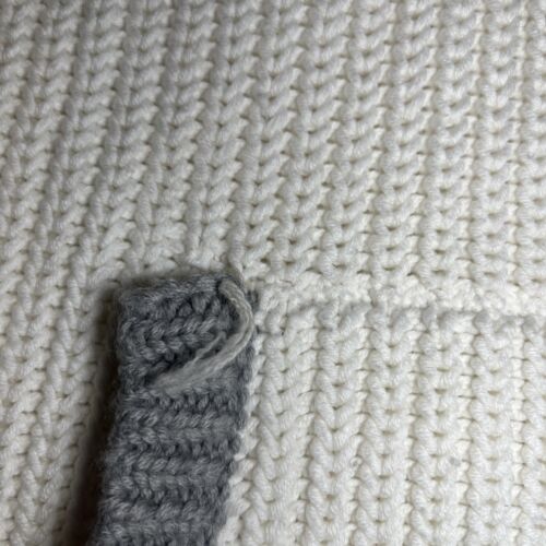Rag & Bone Camille Cotton-blend Cream Sweater Size Small - Picture 2 of 10