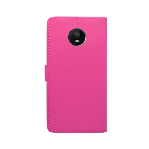 For Motorola E4 Plus Case Wallet Flip PU Leather Stand Card Slot Pouch Cover - Picture 12 of 17