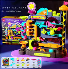 Toy Educational Montessori Multilayer, Game Adventure On Rail, Model Of Padded