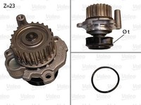 Valeo 506532 Wasserpumpe, MotorküHlung FüR Audi Seat Skoda VW